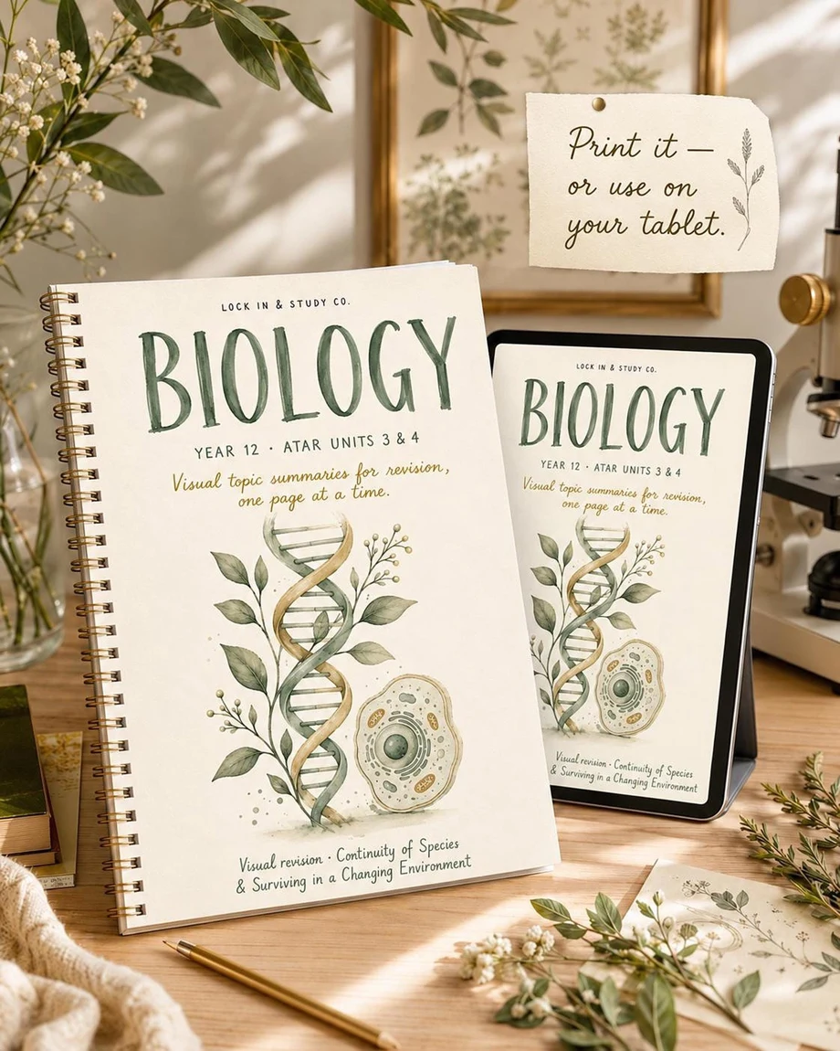 Year 12 Biology, product photograph