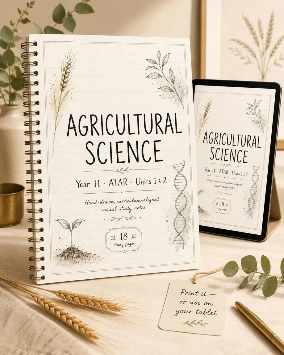 Year 11 Agricultural Science, product photograph