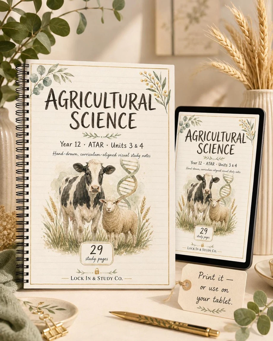 Year 12 Agricultural Science, product photograph