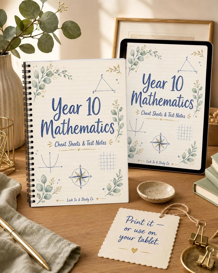 Year 10 Maths, product photograph